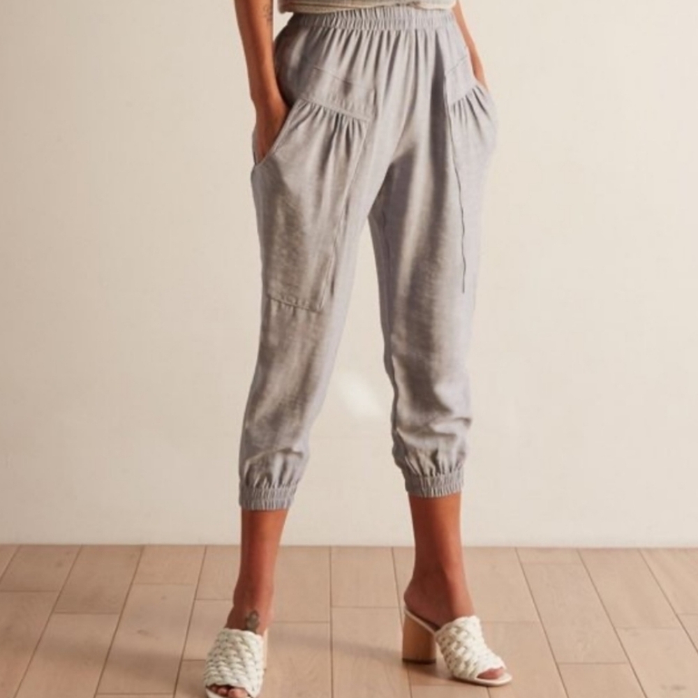 Anthropologie The Odells Slouch Pant Pietra Gray